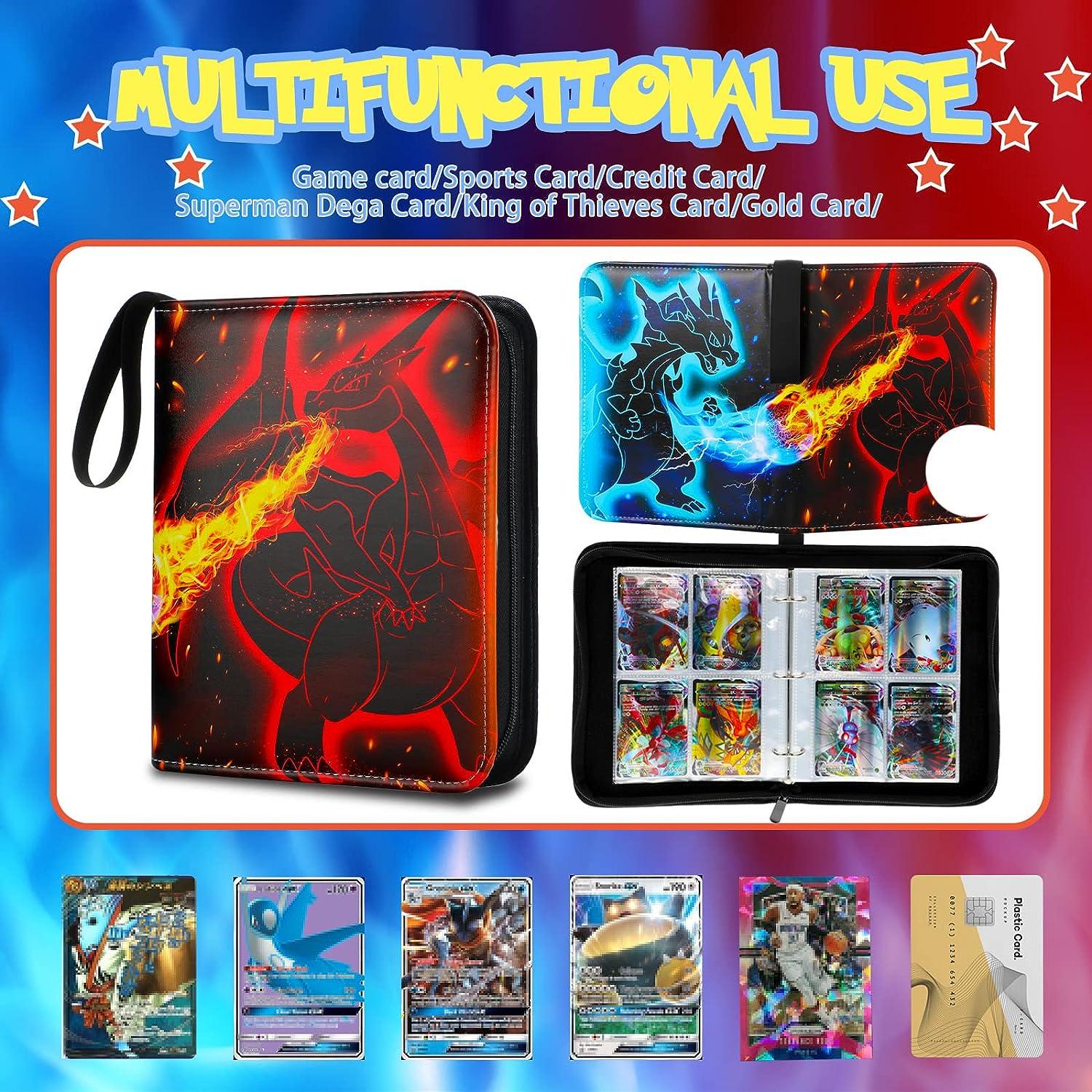 Pokemon Side Loading Binder Houseables 1000 Card Binder - Ringless Zipper  Binder With 16 Pocket Side-Loading Pages For Trading Cards (MTG, Pokemon,  Yugioh) Side Loading Card Album