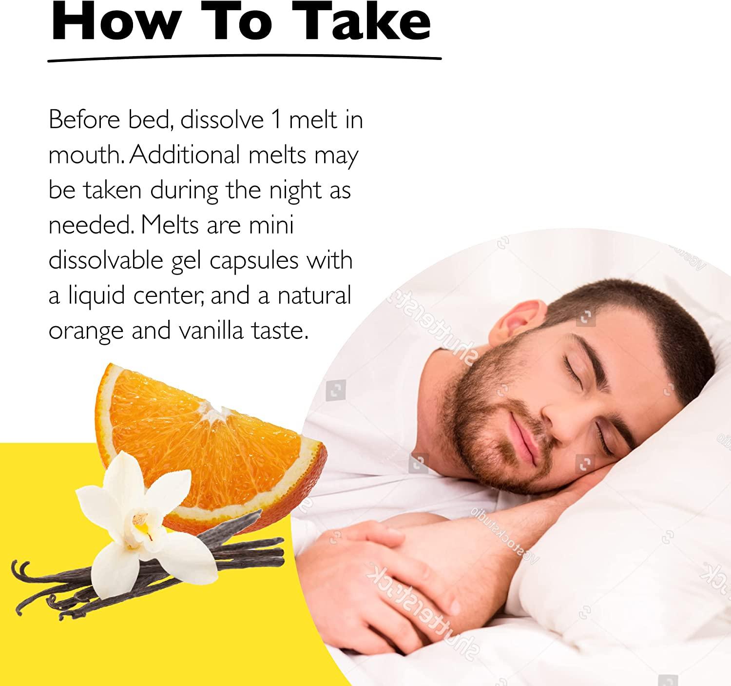 Bach RESCUE SLEEP Liquid Melts, Natural Orange Vanilla Flavor, Natural