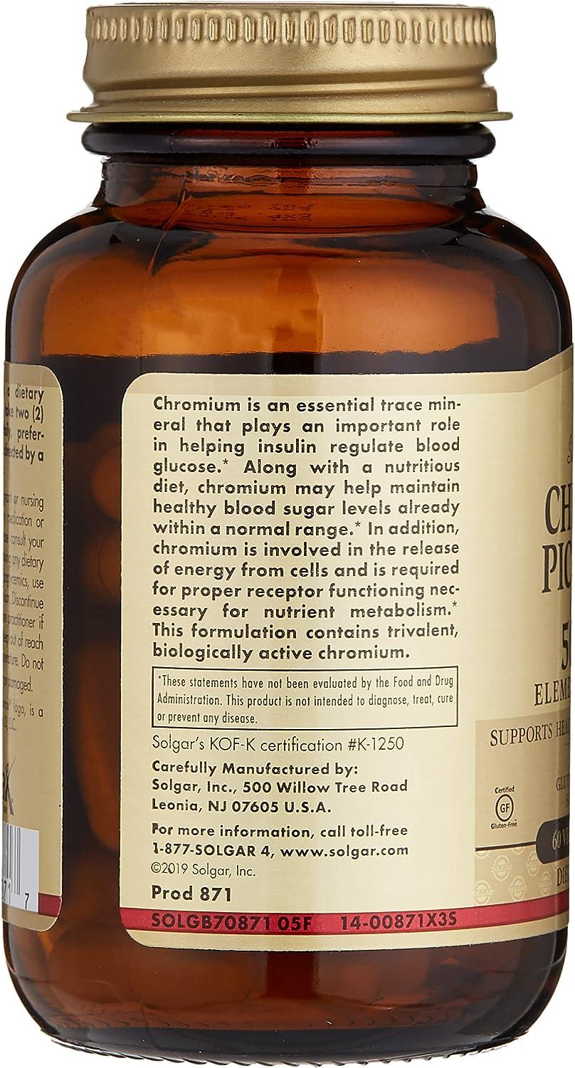 Chromium Picolinate Solgar 90Units main image 0