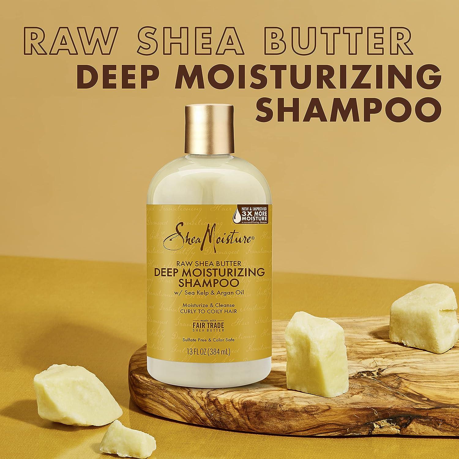 SheaMoisture Deep Moisturizing Leave In Conditioner, Raw Shea Butter, 11.5  fl oz