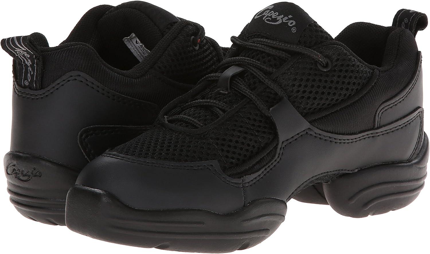 Capezio Women's DS11 Fierce Dansneaker 8.5 Black - Adjustable and