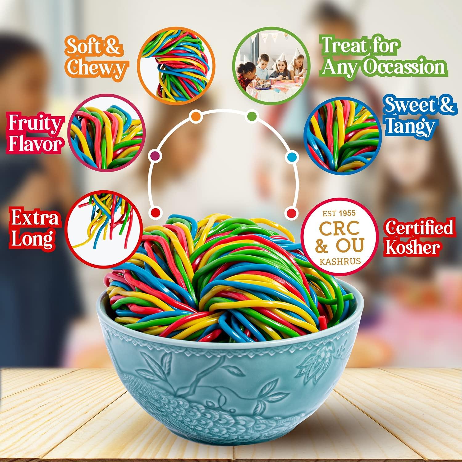 Dee Best Strawberry Flavored Red String Licorice Candy Mouthwatering