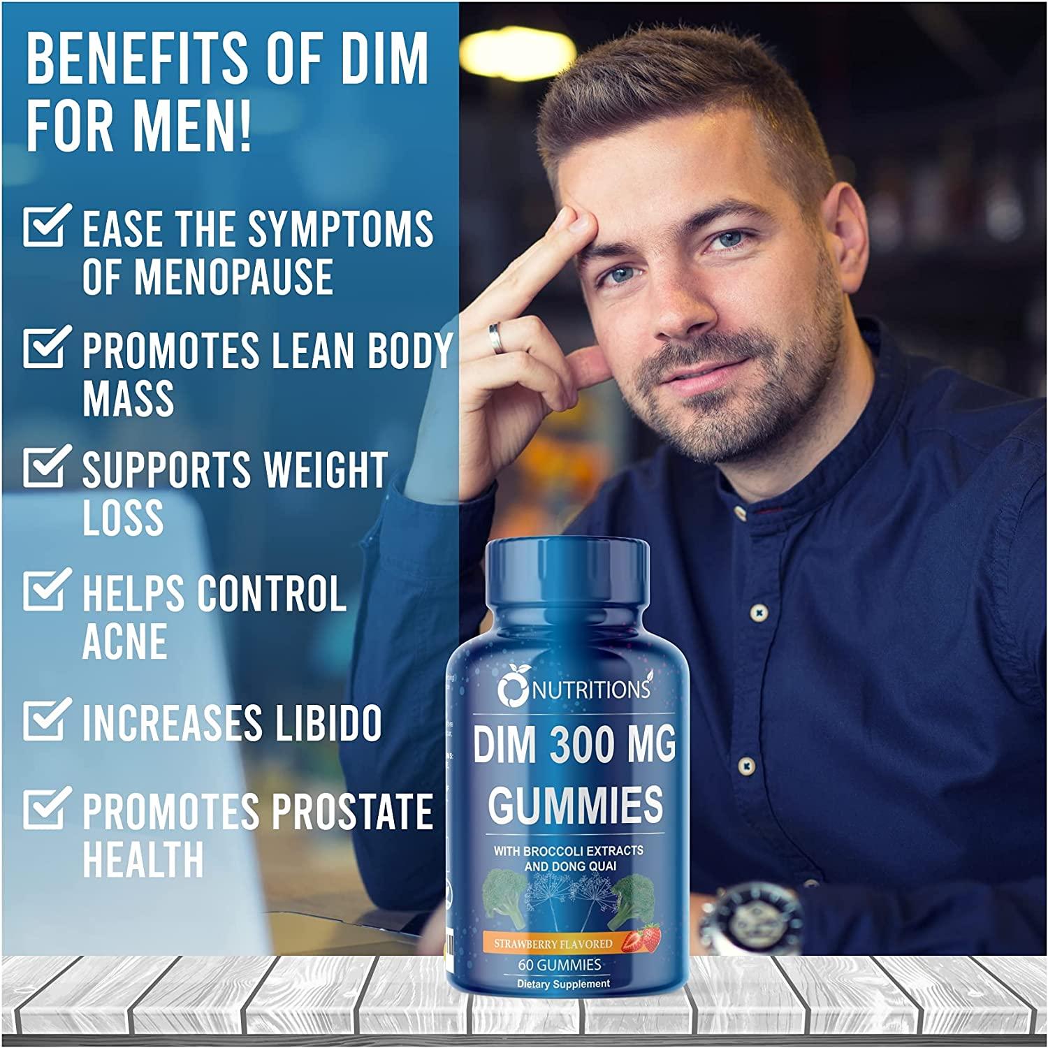 O Nutritions DIM 300 Complex Gummies with Broccoli Extract and Dong