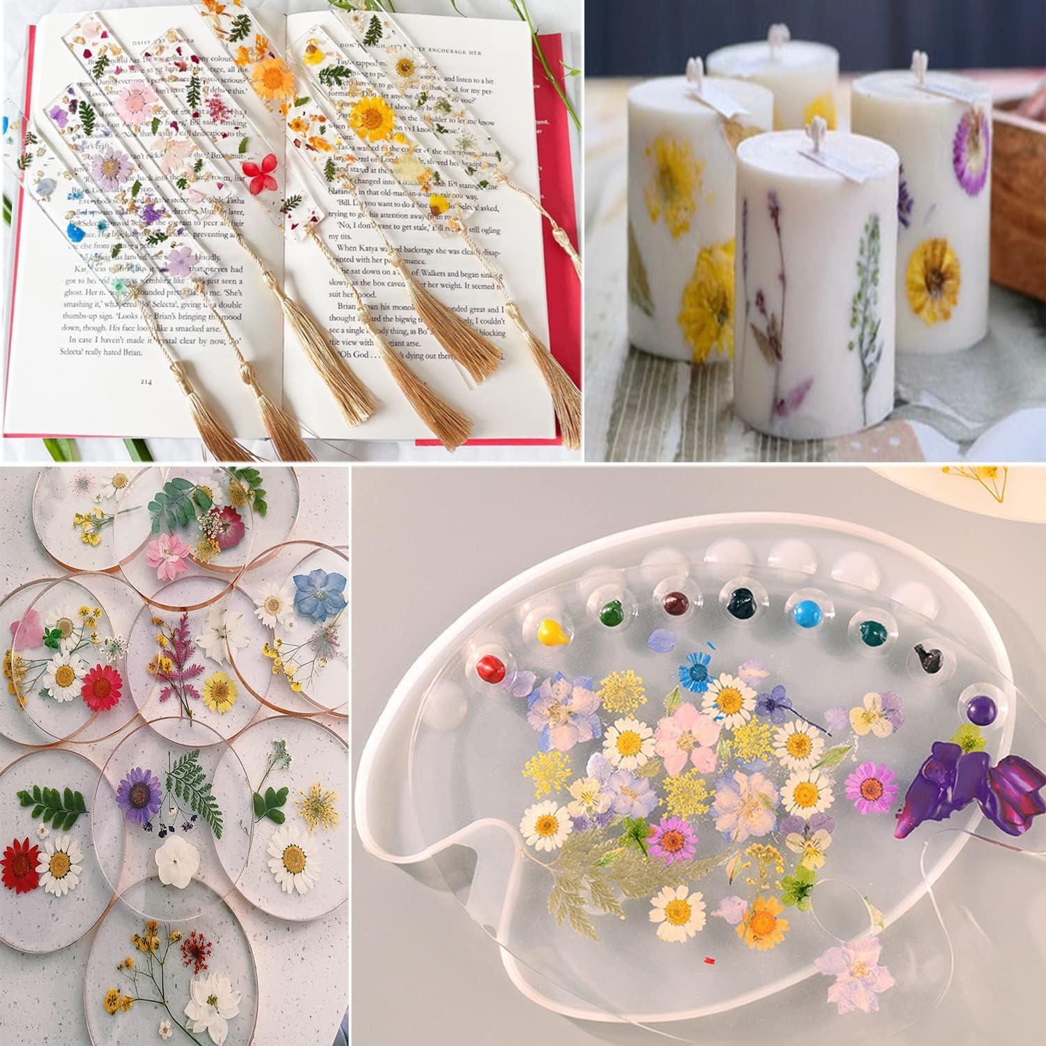 How to Make Colorful Resin Coasters with Dried Flowers