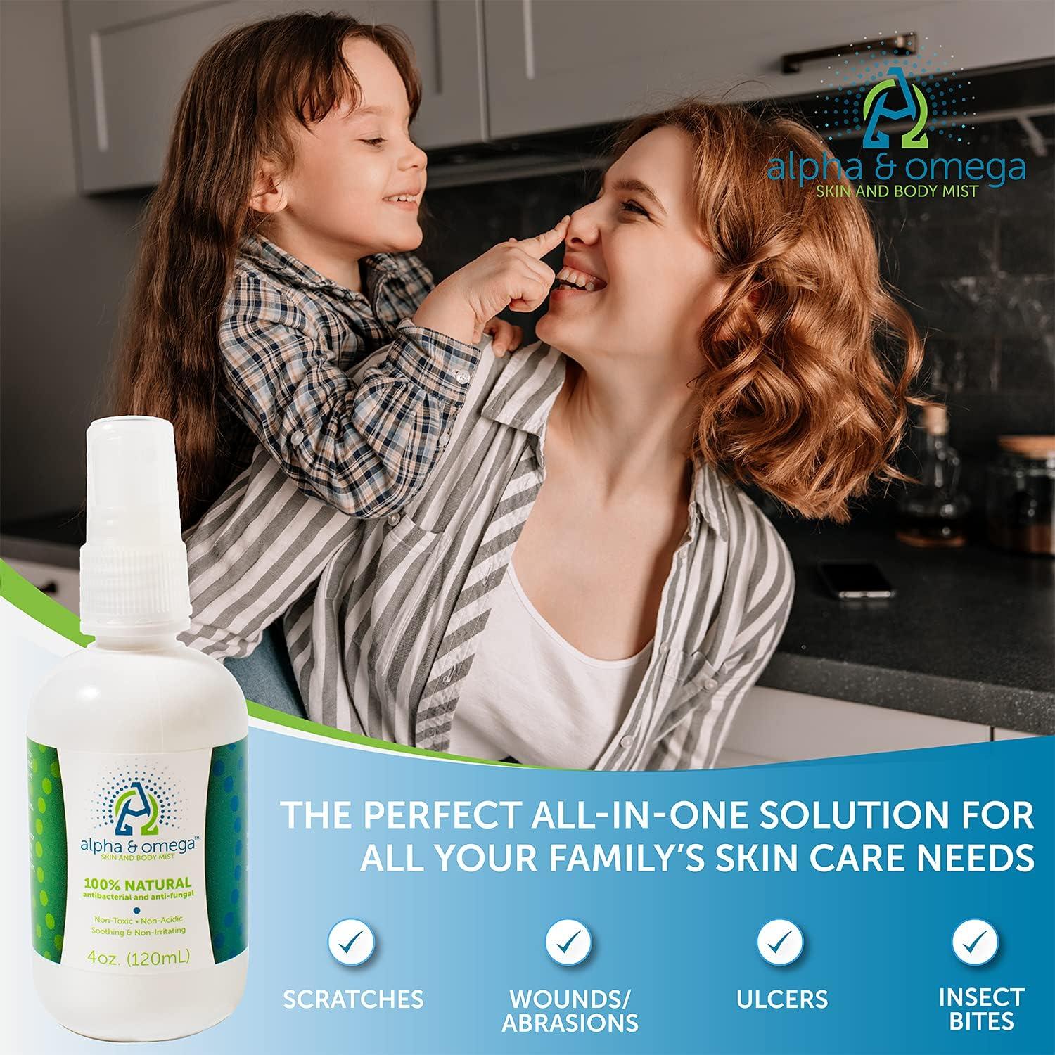 Alpha & Omega Skin & Hair Mist - Natural Topical Spray for