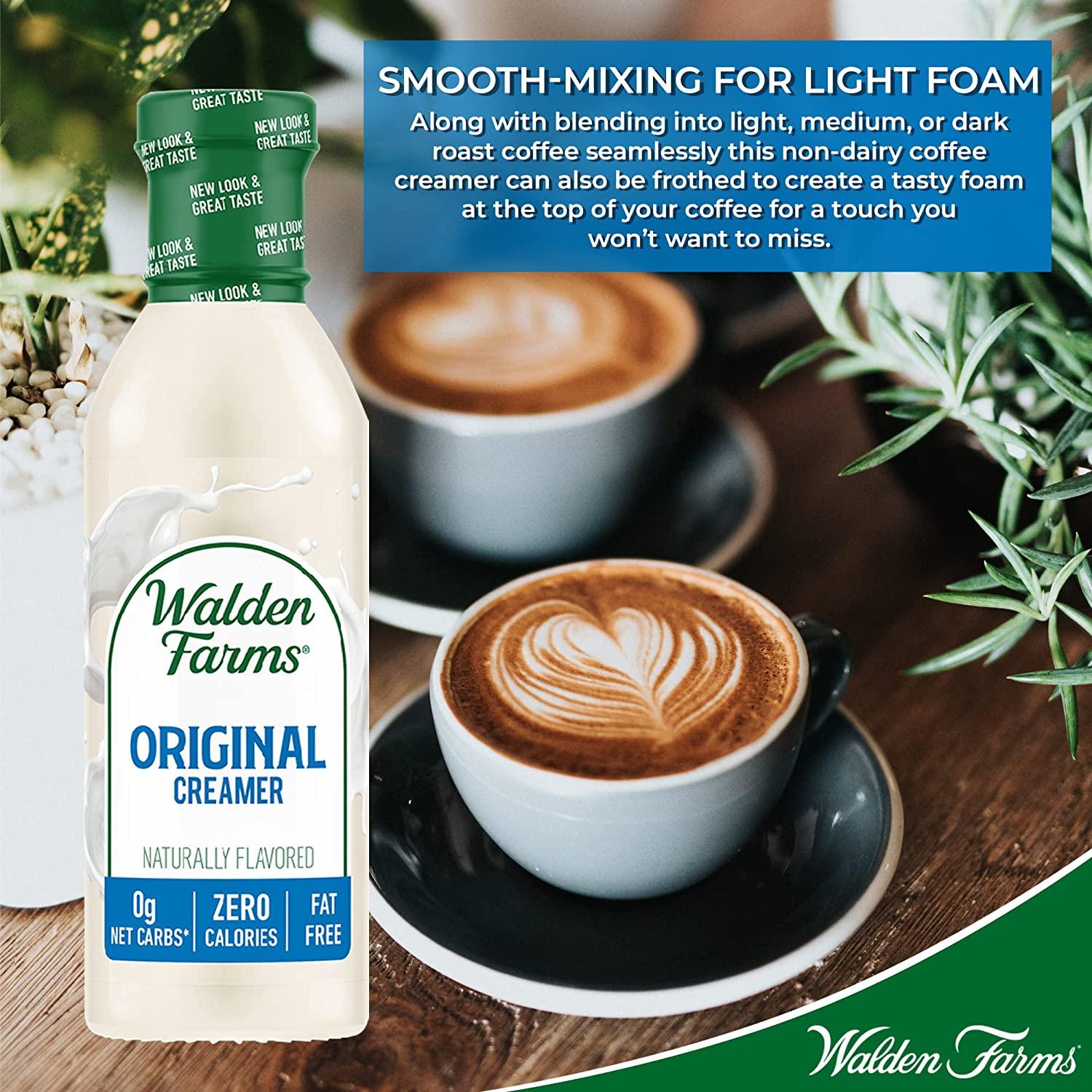 Walden Farms Original Cream Coffee Creamer 12 oz. Bottle Fresh Flavored