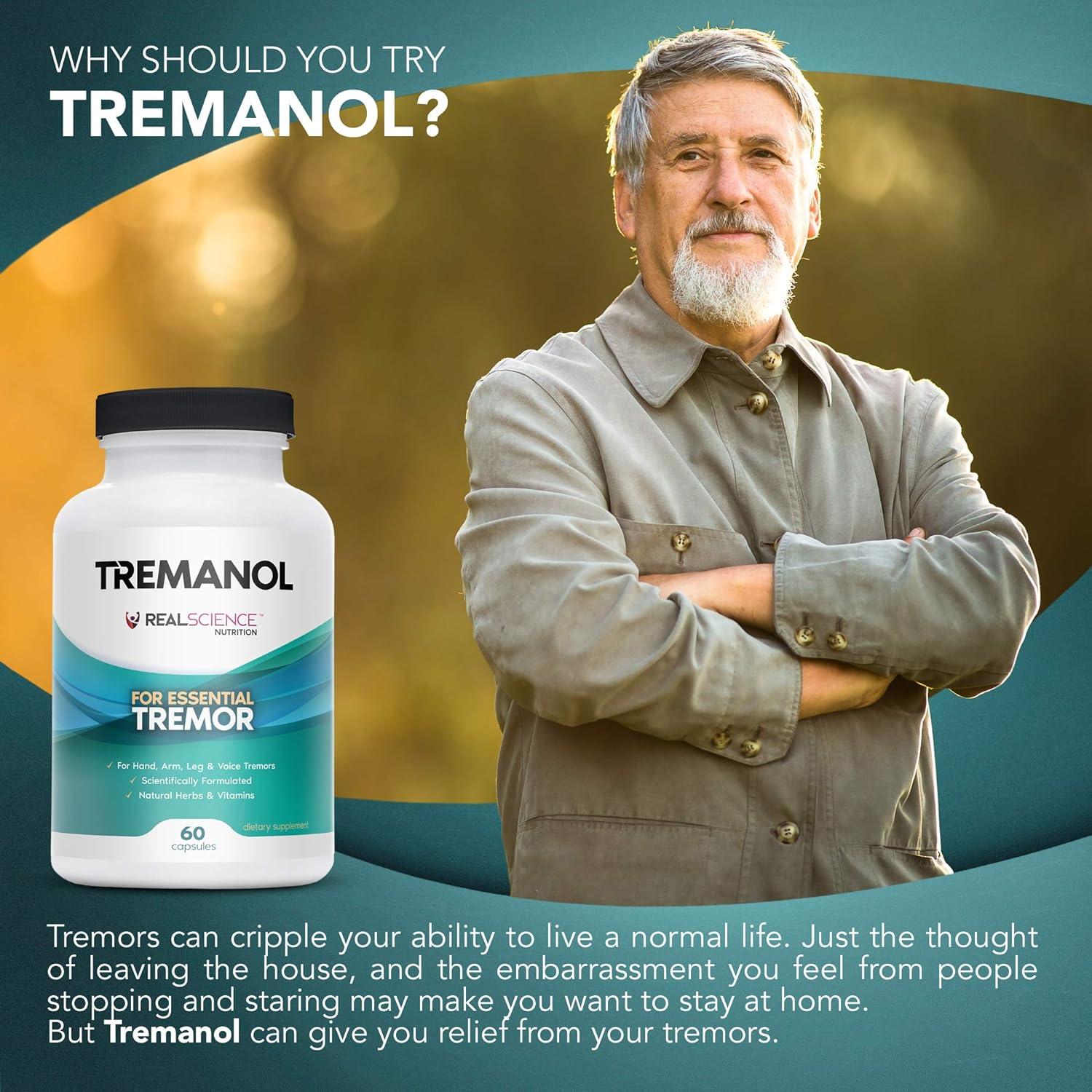 Tremanol Natural Aid for Essential Tremor Provides Tremor Relief for