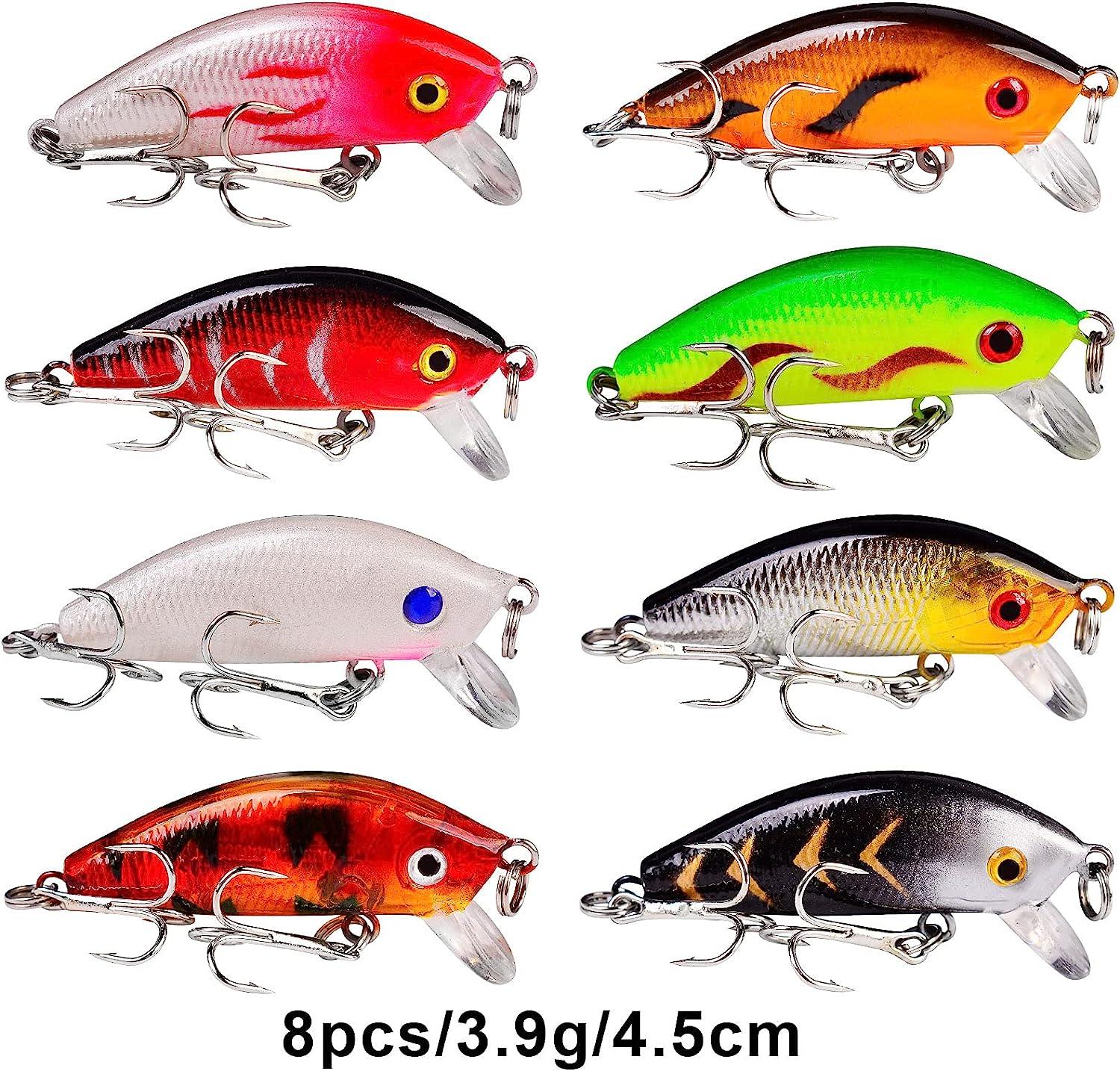 BAIKALBASS Bass Fishing Lures Kit Set - Topwater Hard Baits