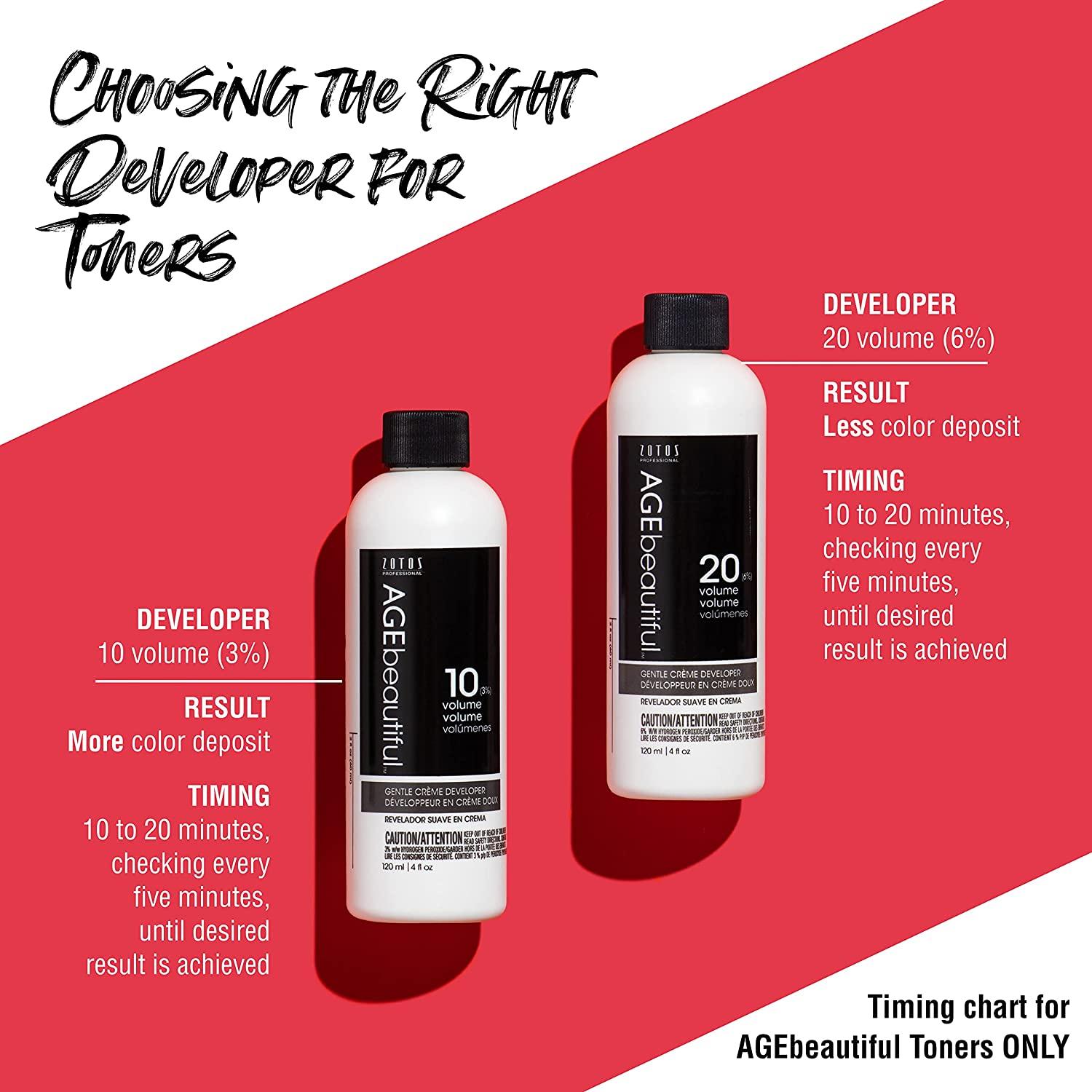 AGEbeautiful Gentle Creme Hair Developers For Professional Salon