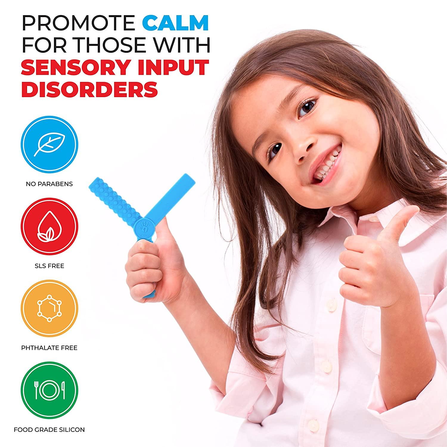 Gafly X's and Y's 5 Pack Sensory Chewy for Children with Autism, Kids with Special Needs