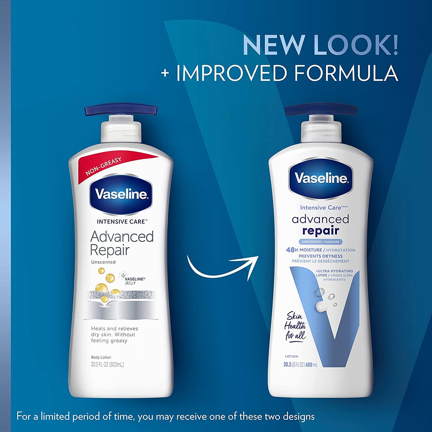 Vaseline Intensive Care Body Lotion for Dry Skin Advanced Repair