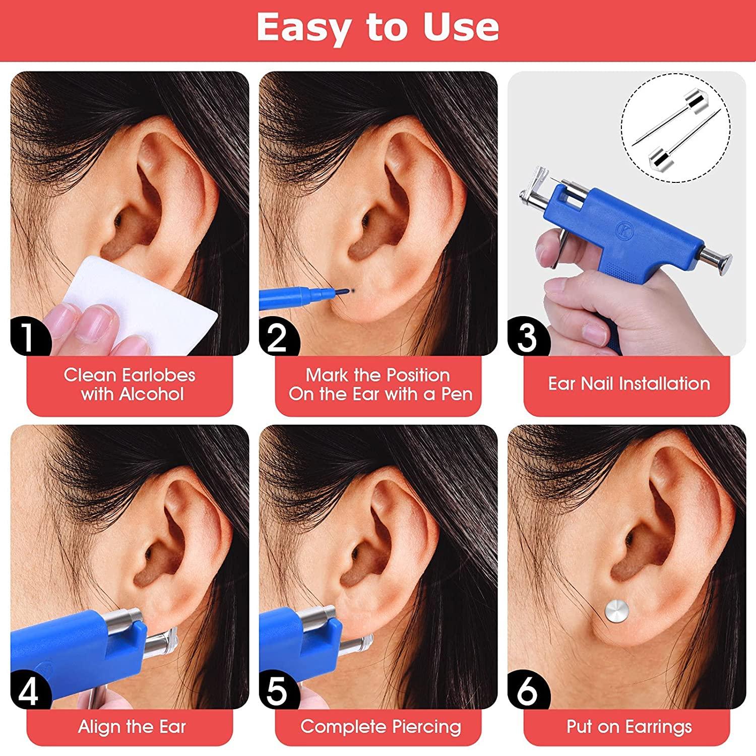 Needle How They Pierce Ears Sewing Needle How To Pierce My Ear A