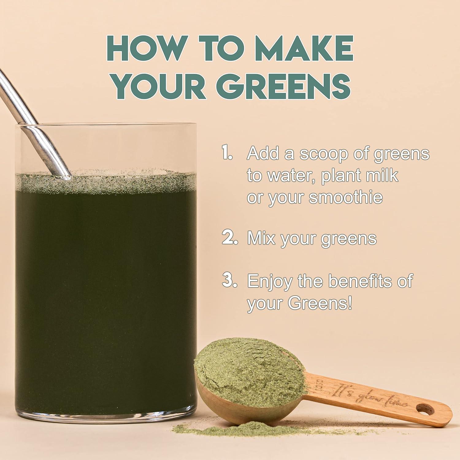 LEAN With Lilly Superfood Daily Greens Powder Blend Designed for