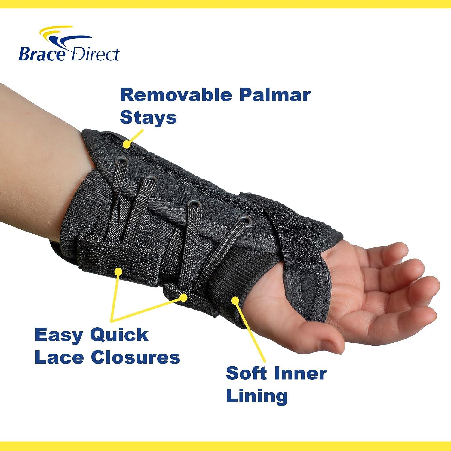 Brace Direct Kid s LaceUp Wrist Brace for Wrist Immobilization Sprains