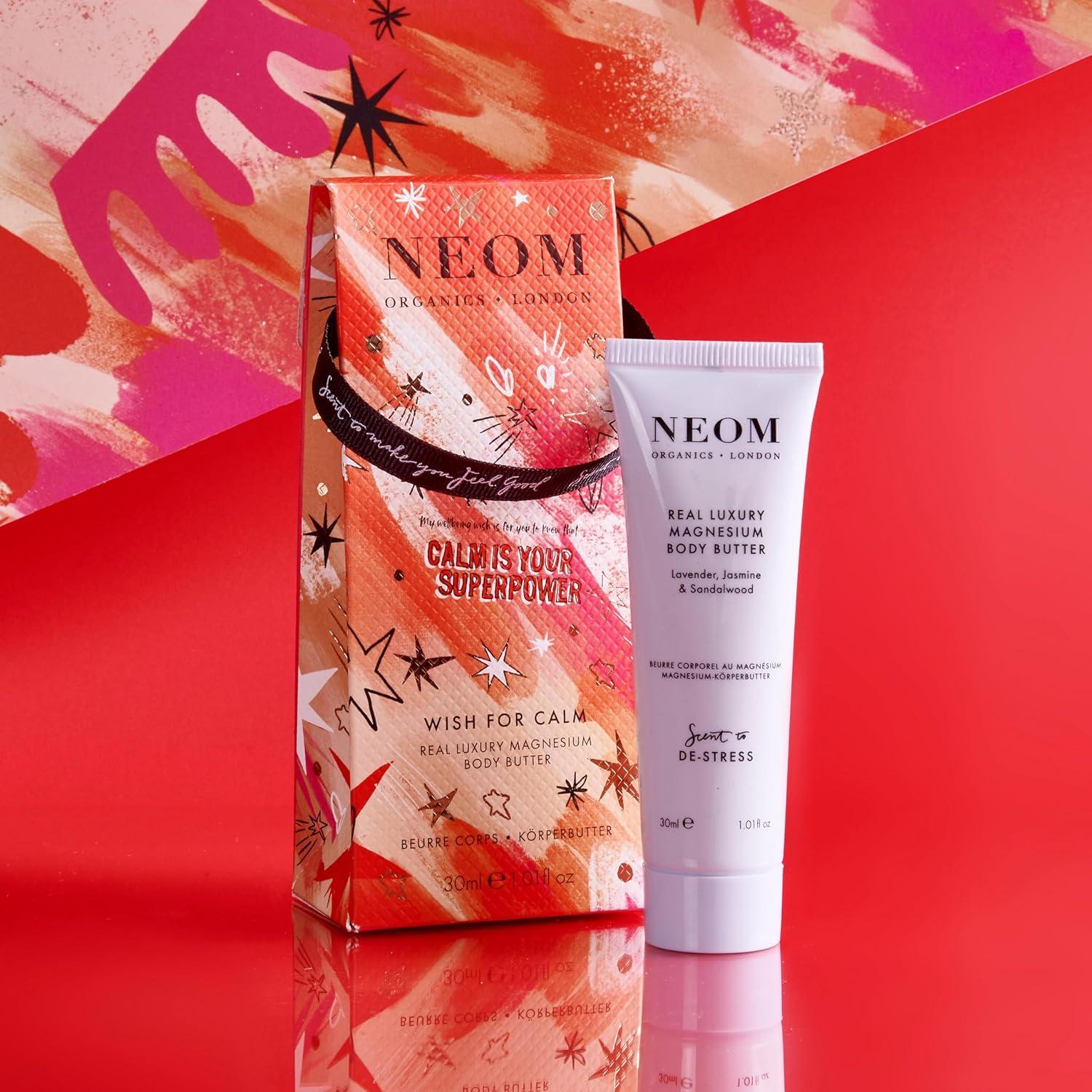 NEOM Wish For Calm Gift Set Real Luxury Magnesium Body Butter 30ml