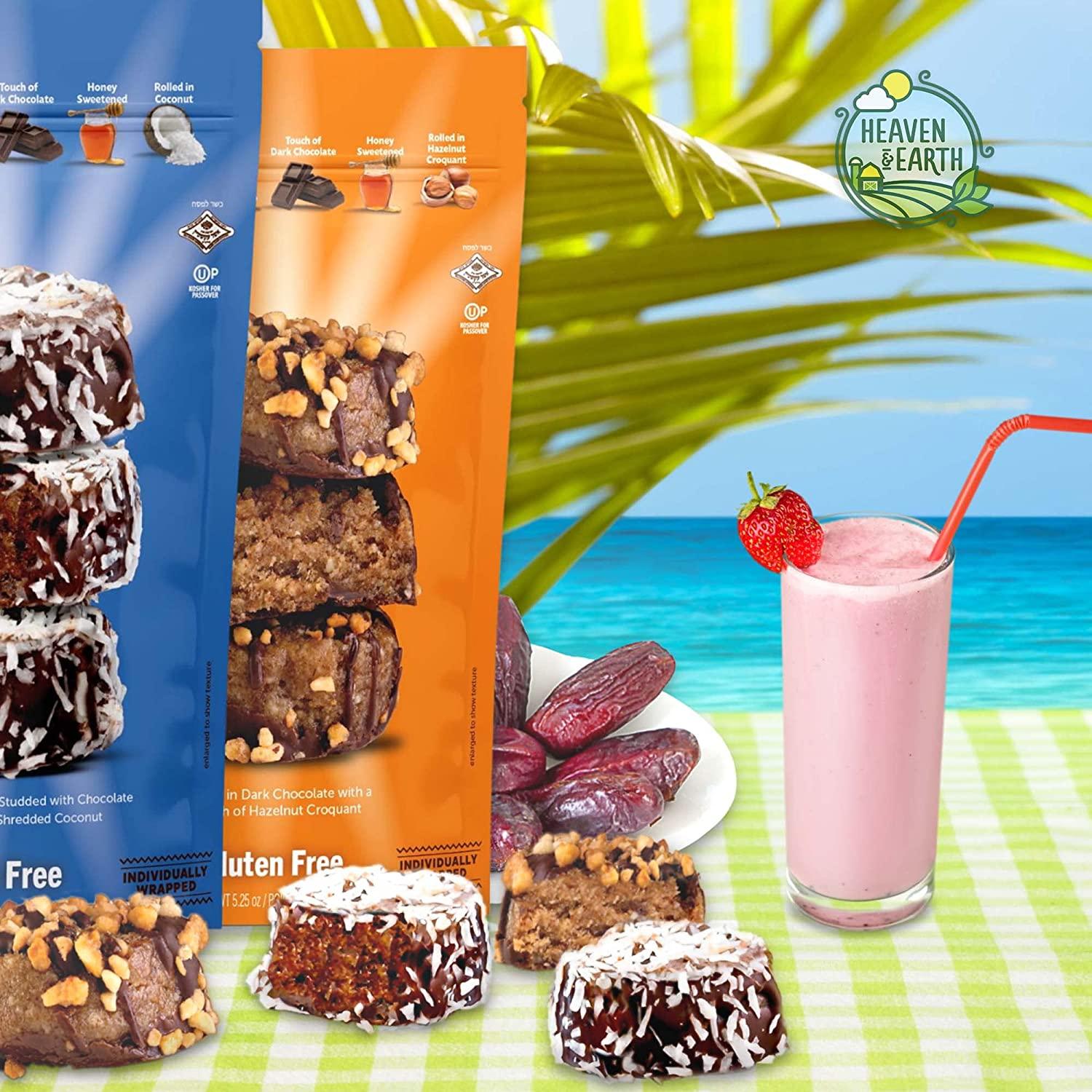 Heaven & Earth Gluten Free Chocolate Covered Almond Butter Date Bite