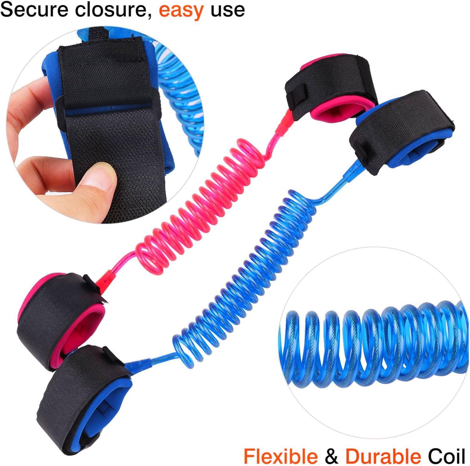 Pinenuts Anti Lost Wrist Link Belt, 2.5M Toddler Safety Harness Walking