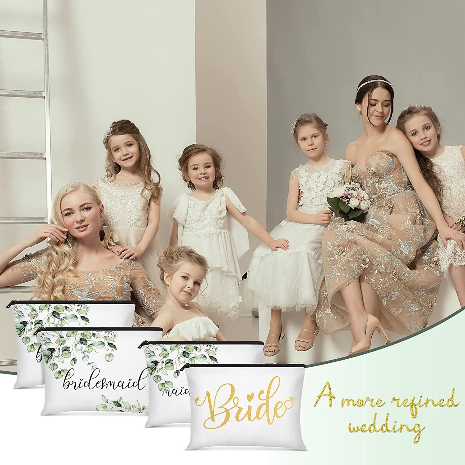 8-Piece Bridesmaids Makeup Bag Set | Wedding Bridal Cosmetic Canvas Bags | Matron of Honor Gift | Fresh Pattern | Ideal for Women at Wedding Parties | Buy Now with Express International Delivery | GoSupps.com 8-Piece Bridesmaids Makeup Bag Set | Wedding Bridal Cosmetic Canvas Bags | Matron of Honor Gift | Fresh Pattern | Ideal for Women at Wedding Parties | Buy Now with Express International Delivery | GoSupps.com