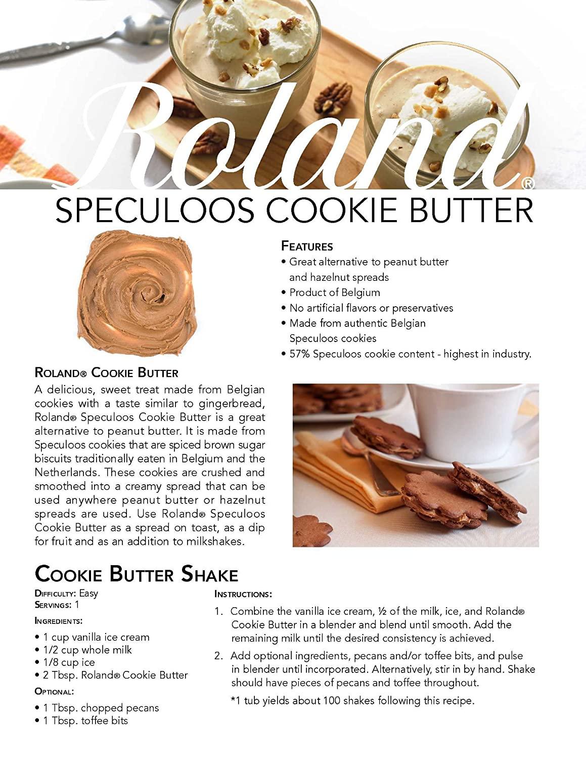 Roland Foods Speculoos Cookie Butter Spread, Specialty Imported Food