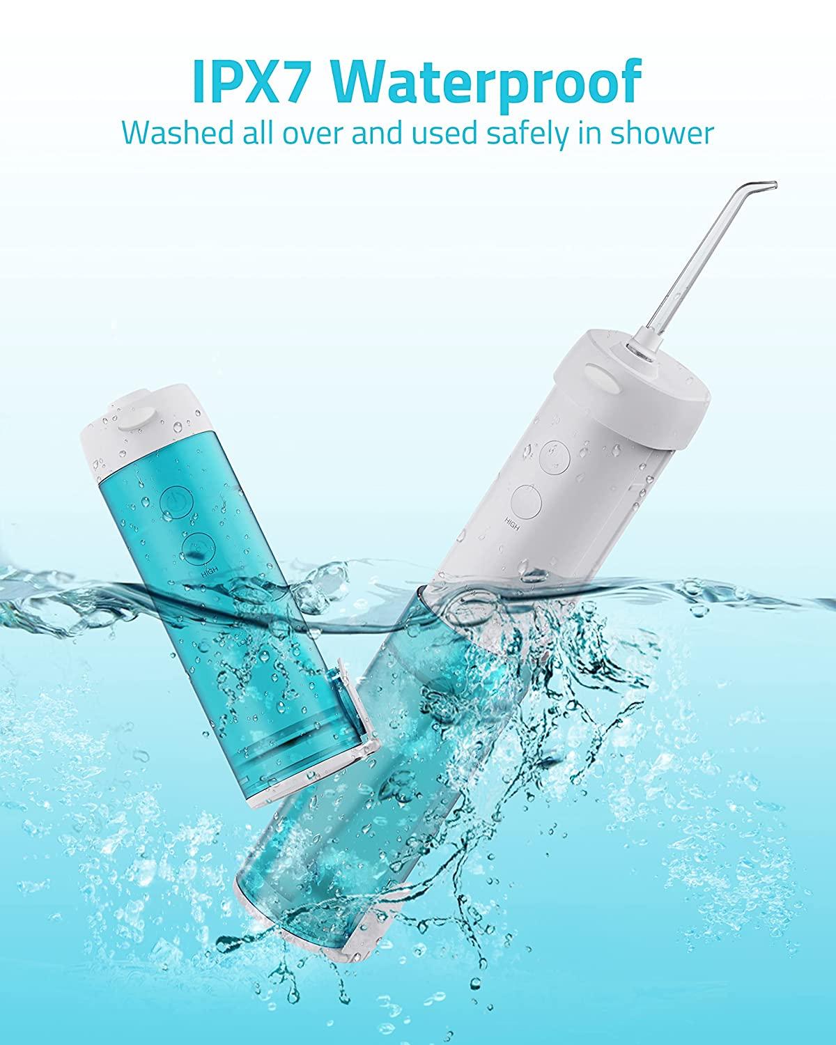 Cordless Water Flossers, HEATOO Portable Water Flosser Dental Oral