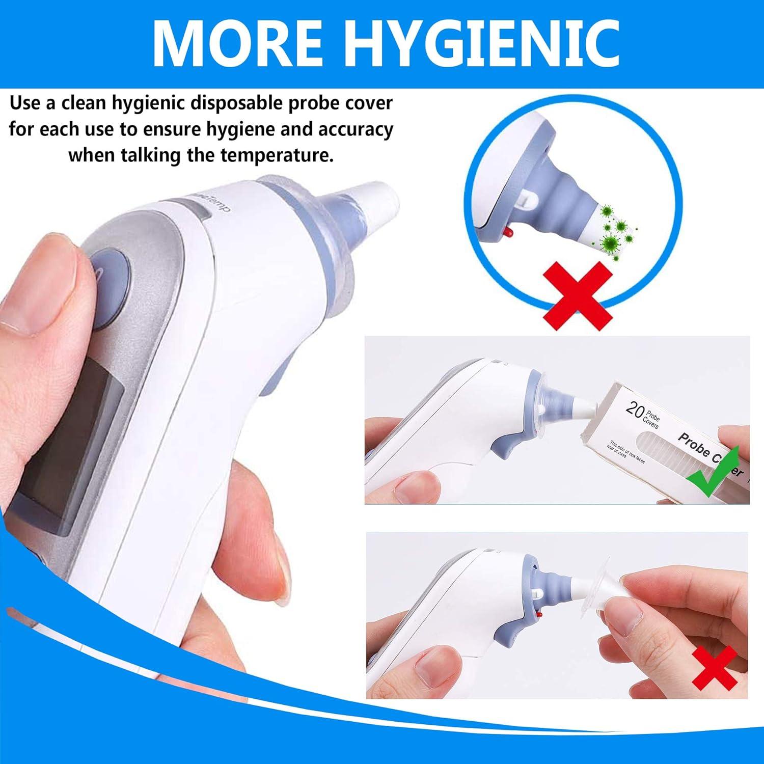 200 Pack Disposable Ear Thermometer Probe Covers Heavy Duty Refill