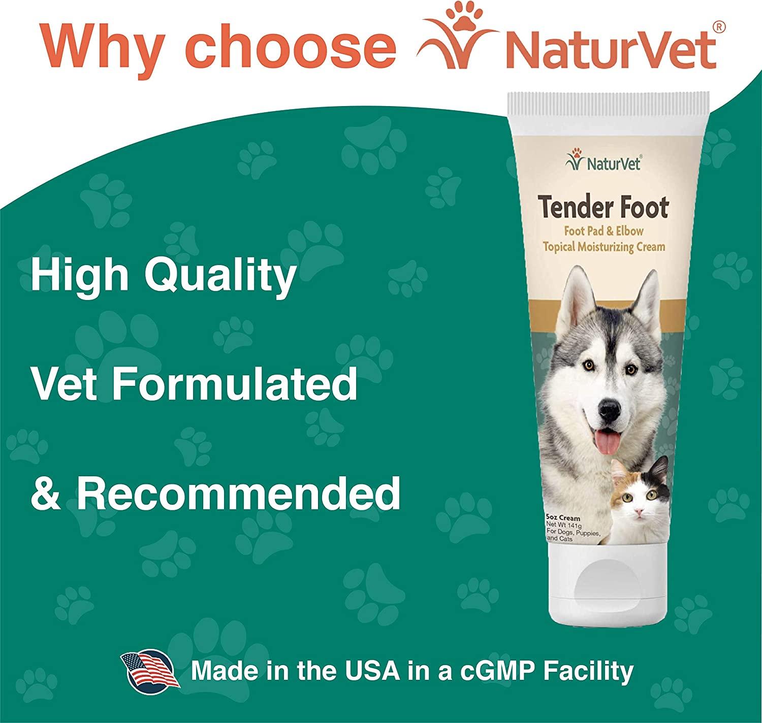 NaturVet Tender Foot Topical Moisturizing Cream 5 oz MultiVitamin