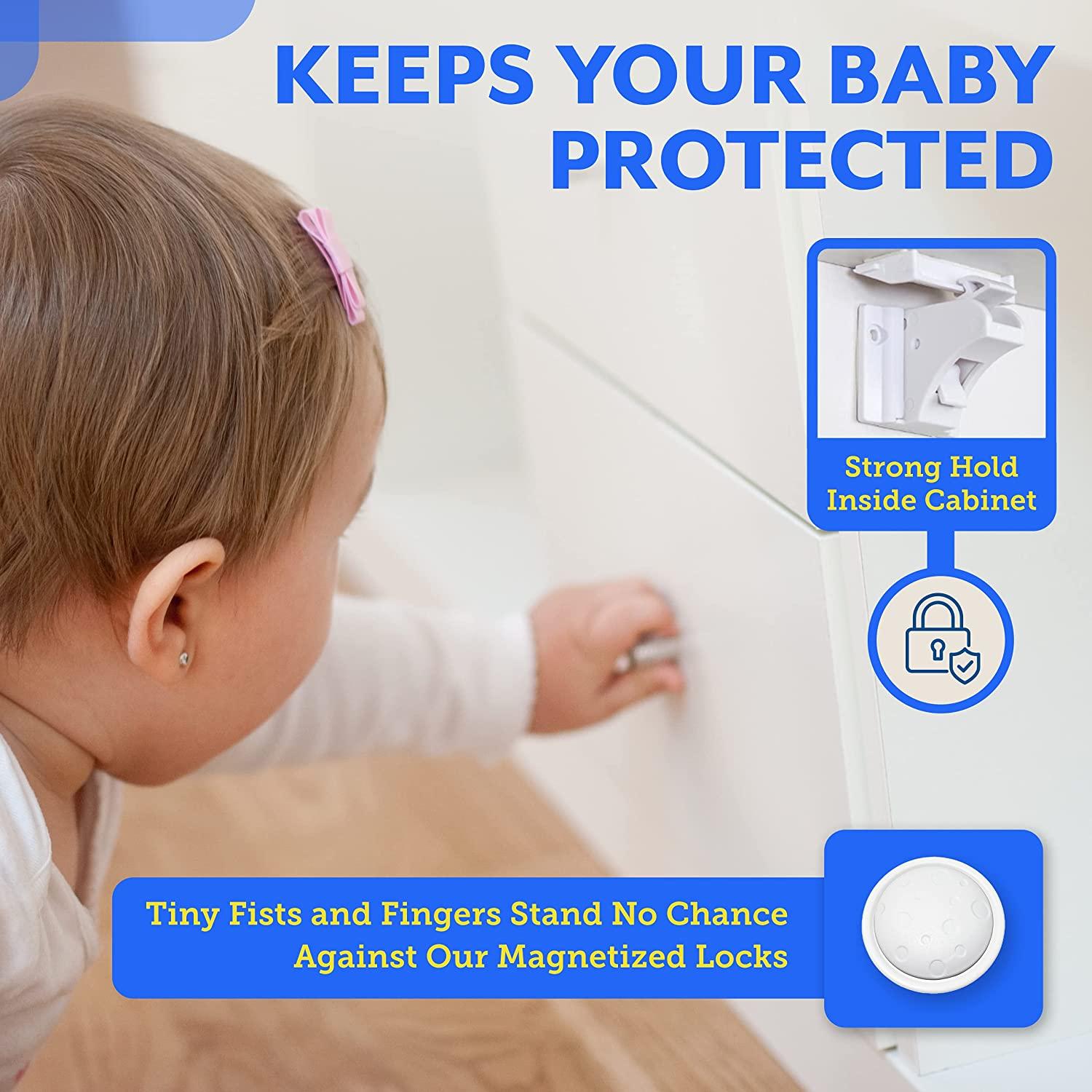 Eco-Baby Child Safety Magnetic Cabinet and Drawer Locks for