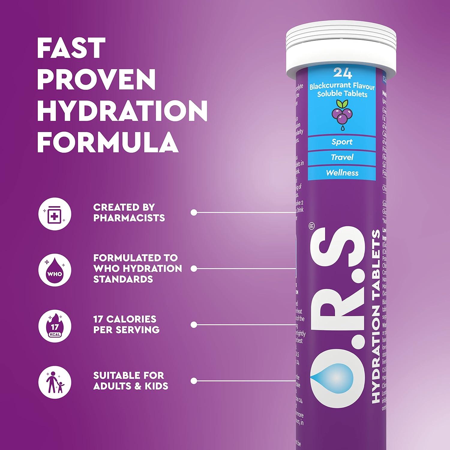 O.R.S Hydration Tablets with Electrolytes - Vegan & Gluten Free