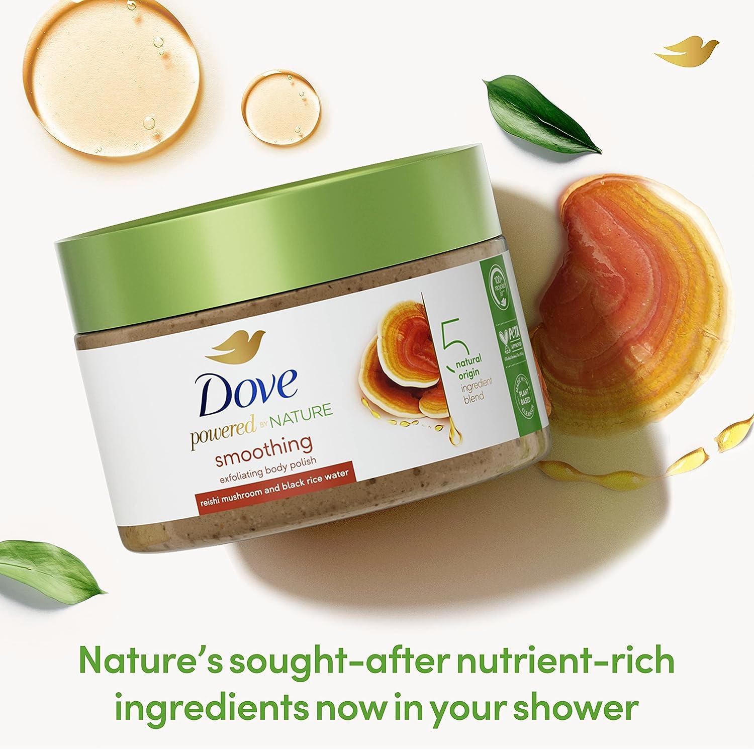  Dove Scrub Brown Sugar & Coconut Butter For Silky Smooth Skin  Body Scrub Exfoliates & Restores Skin's Natural Nutrients 10.5 oz : Beauty  & Personal Care