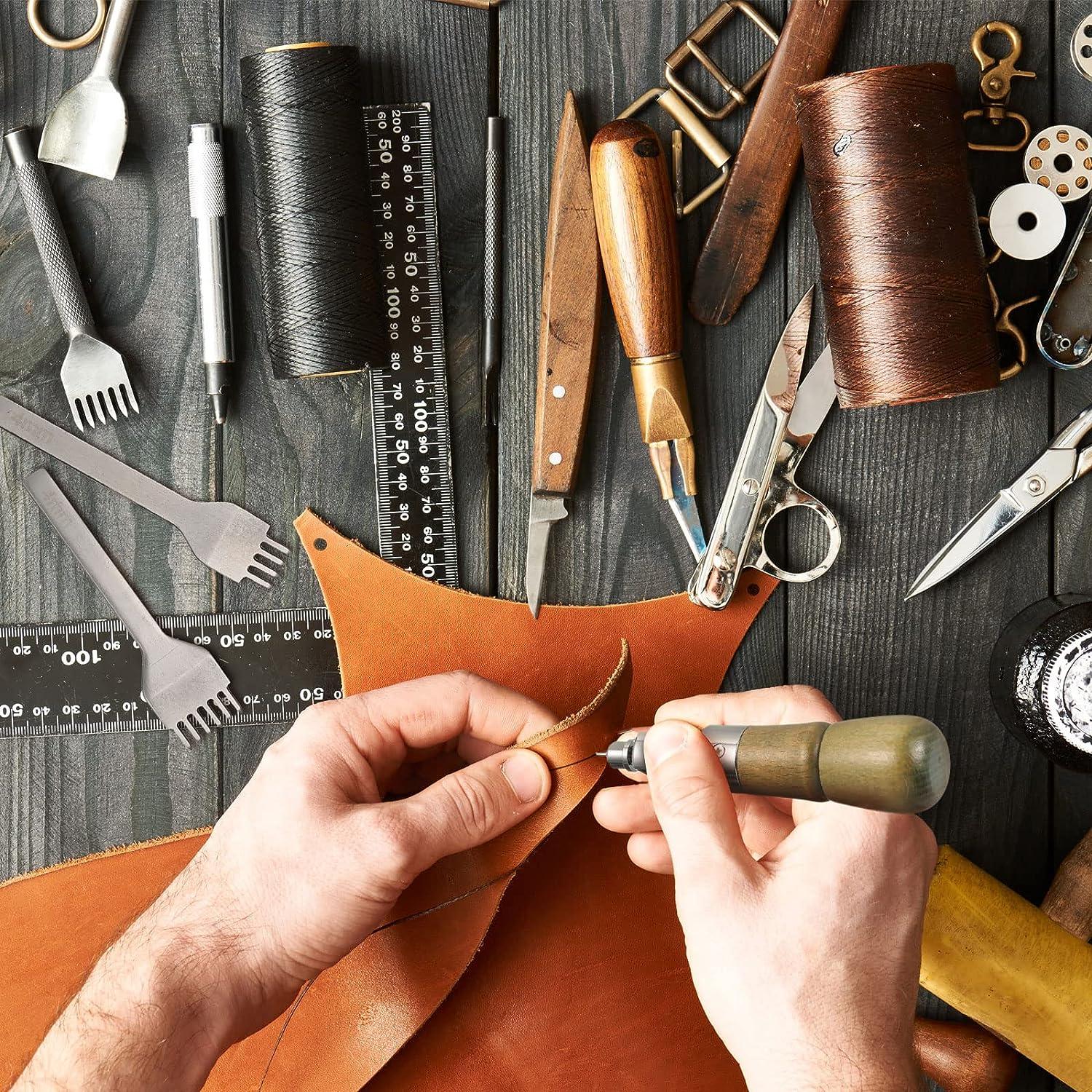 30 Pcs Upholstery Repair Kit, Leather Sewing Repair Kit With