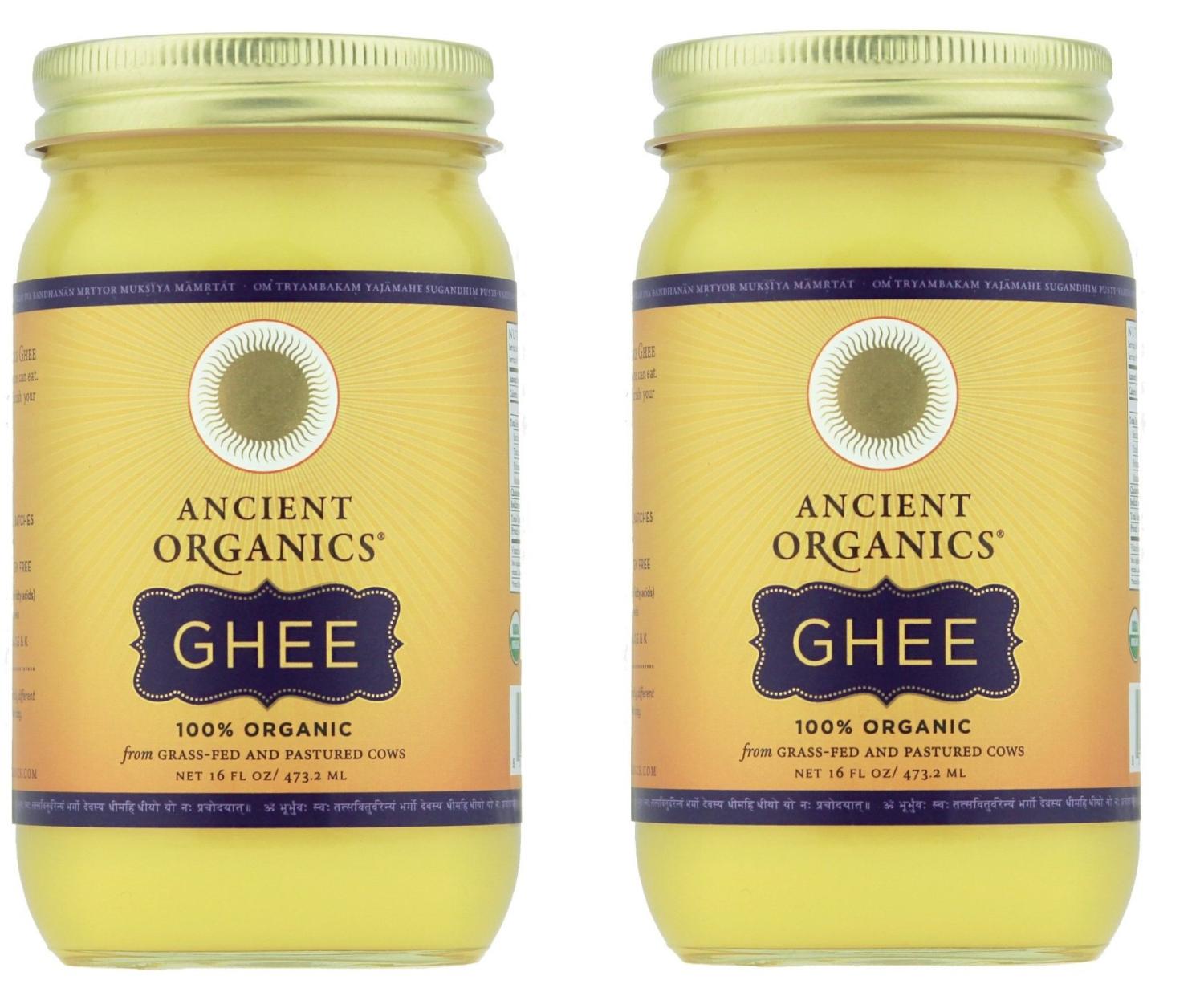 Ancient Organics Ghee, Organic Grass Fed Ghee Butter Gluten Free