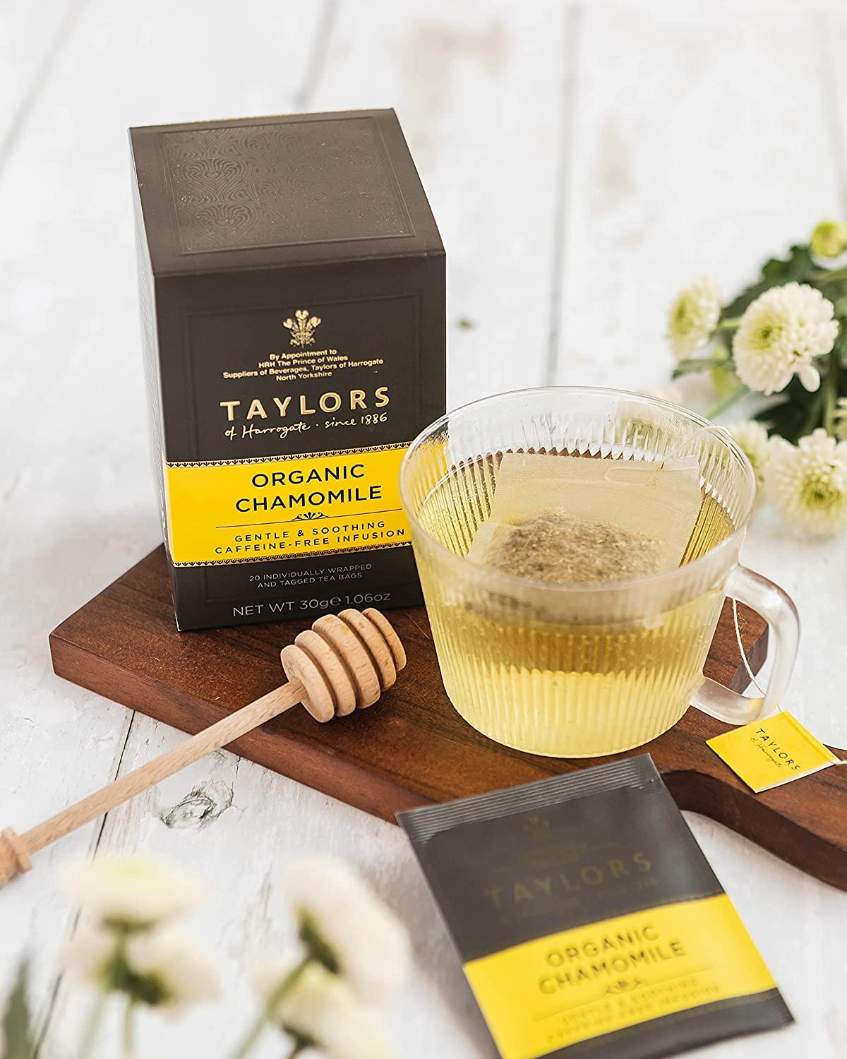 Taylors of Harrogate Organic Chamomile Herbal Tea 20 Teabags Teabags