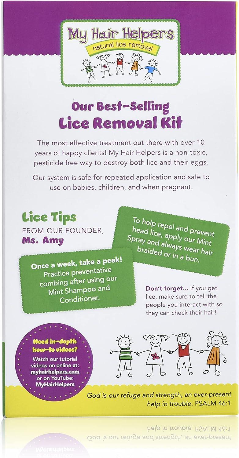 Head Lice Removal Treatment Kit for Kids with Lice Eliminator Stainless