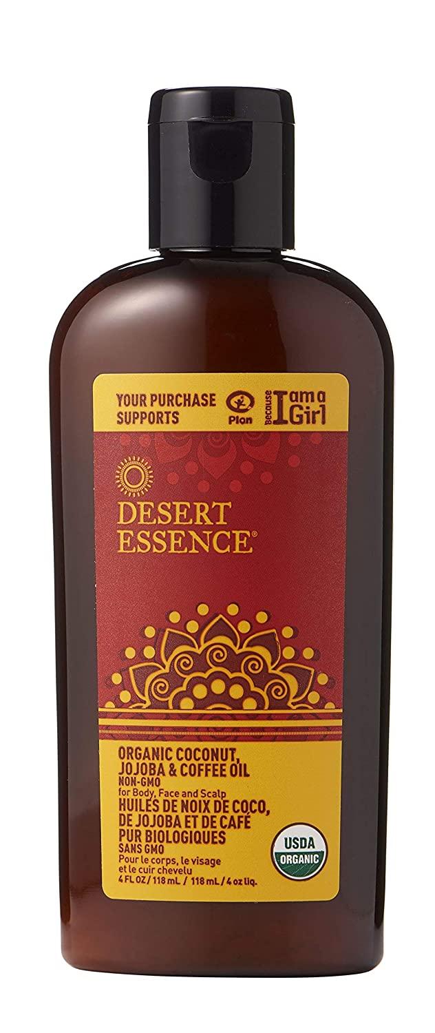 Desert Essence Organic Coconut, Jojoba, and Pure Coffee Oil - 4 Fl