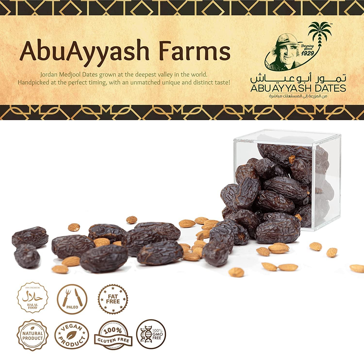 AbuAyyash Farms Whole Medjool Dates Premium Extra Large All Natural