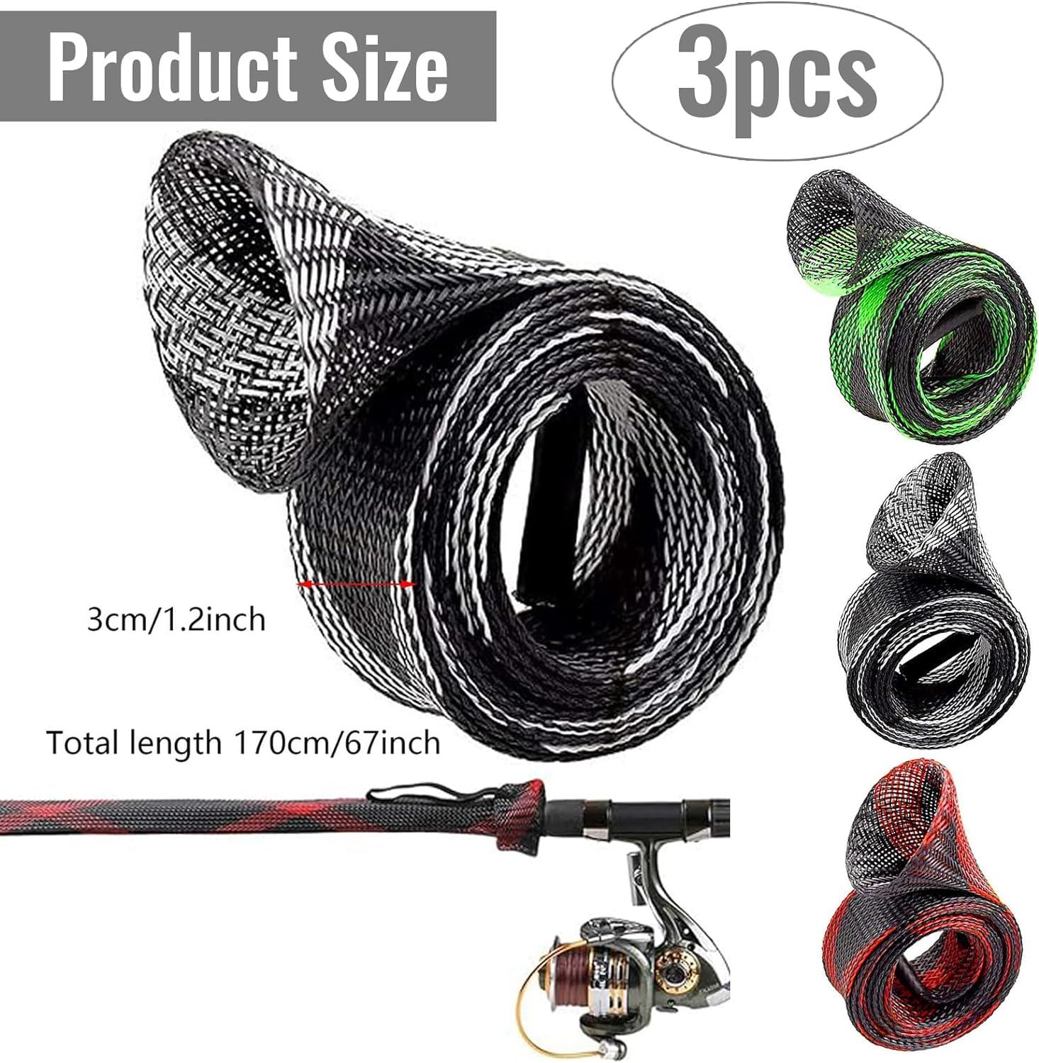 3-Piece Fishing Rod Protective Cover Braided Network for Fly Spinning &  Casting Rods | Durable International Shipping | Buy Now with Express  International Delivery | GoSupps.com