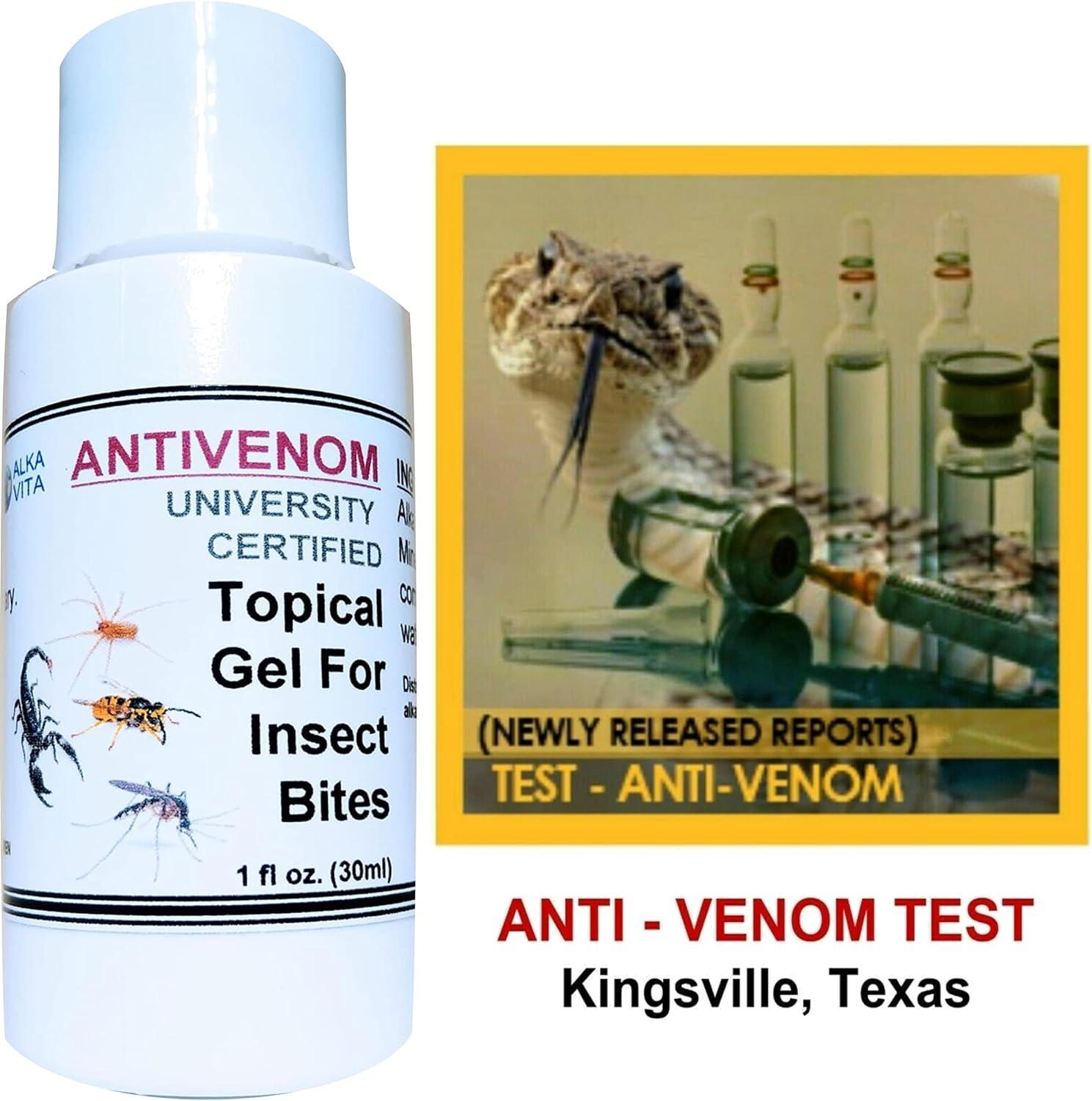 Insect Bites Antivenom Gel Topical Treatment for Mosquito, Spiders