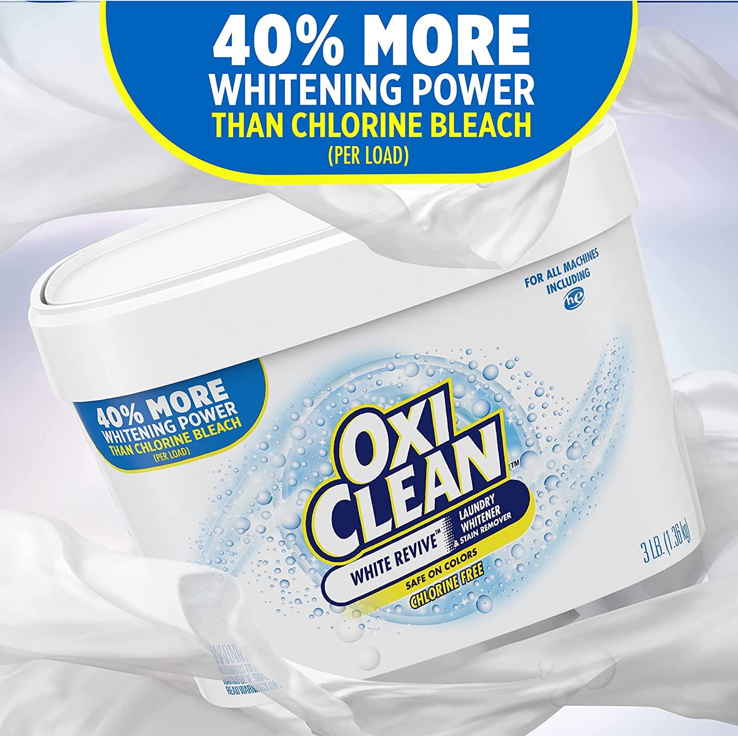 OxiClean White Revive Laundry Whitener And Stain Remover - 3 Lbs