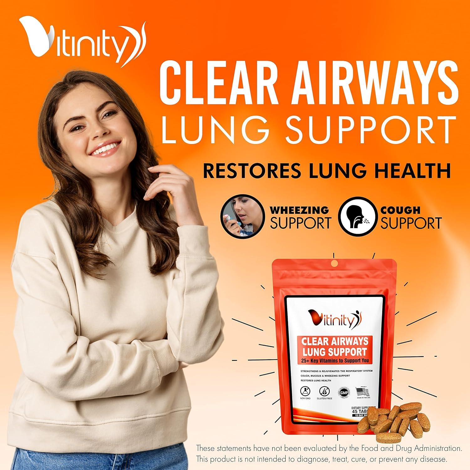 VITINITY Lung Cleanse for Smokers -Clear Your Airways Respiratory