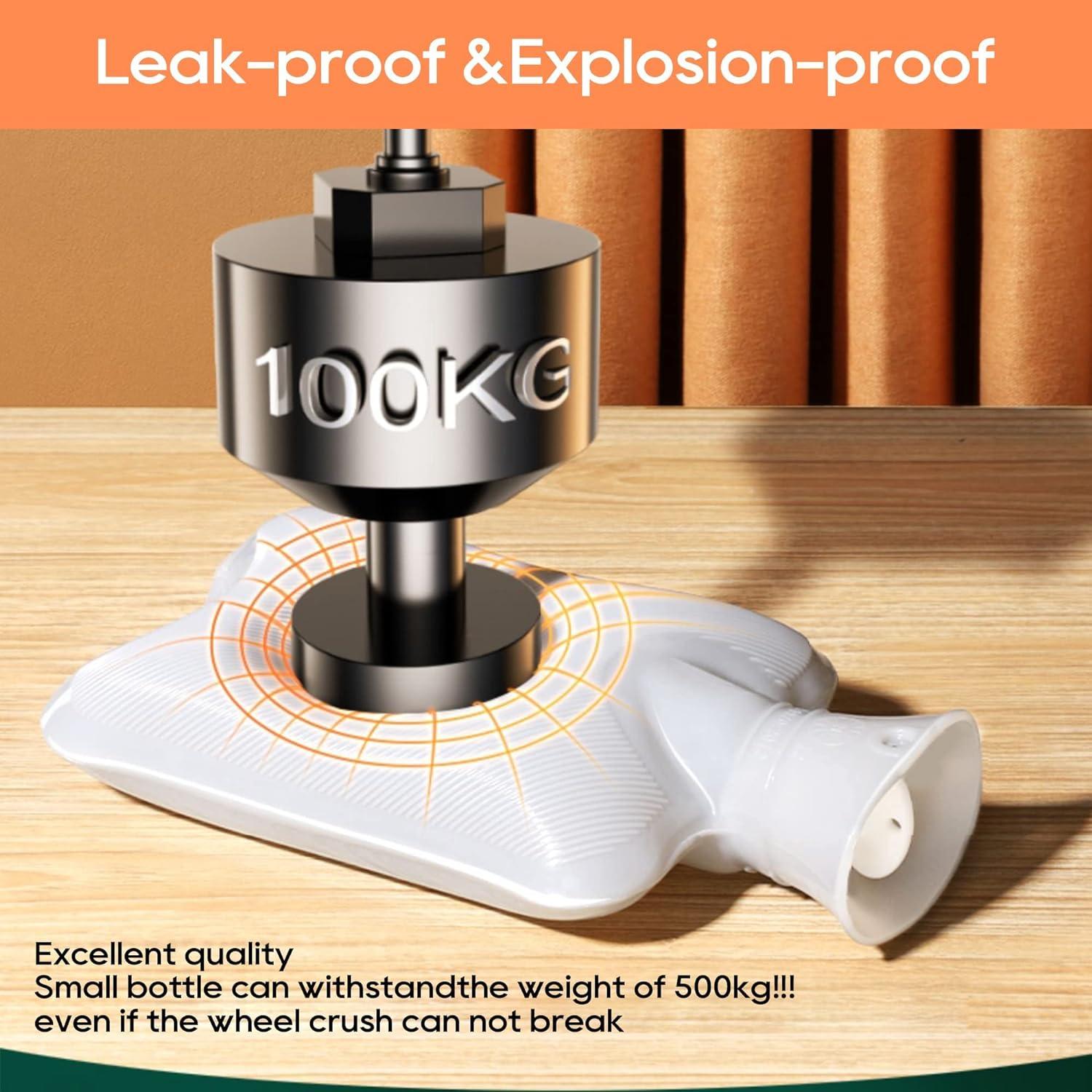 Hot Water Bag,Hot Water Bottle With Waist Cover Cartoon Warm Water Pouch For Neck And Shoulder, Back,Hand, Legs, Waist Warm