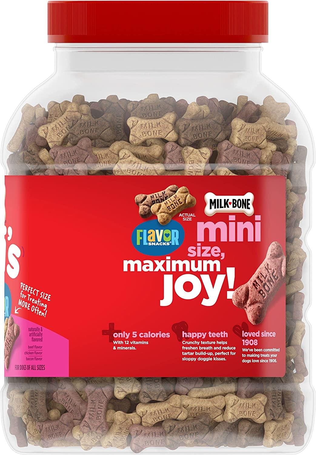 Milk bone mini's flavor snacks sales