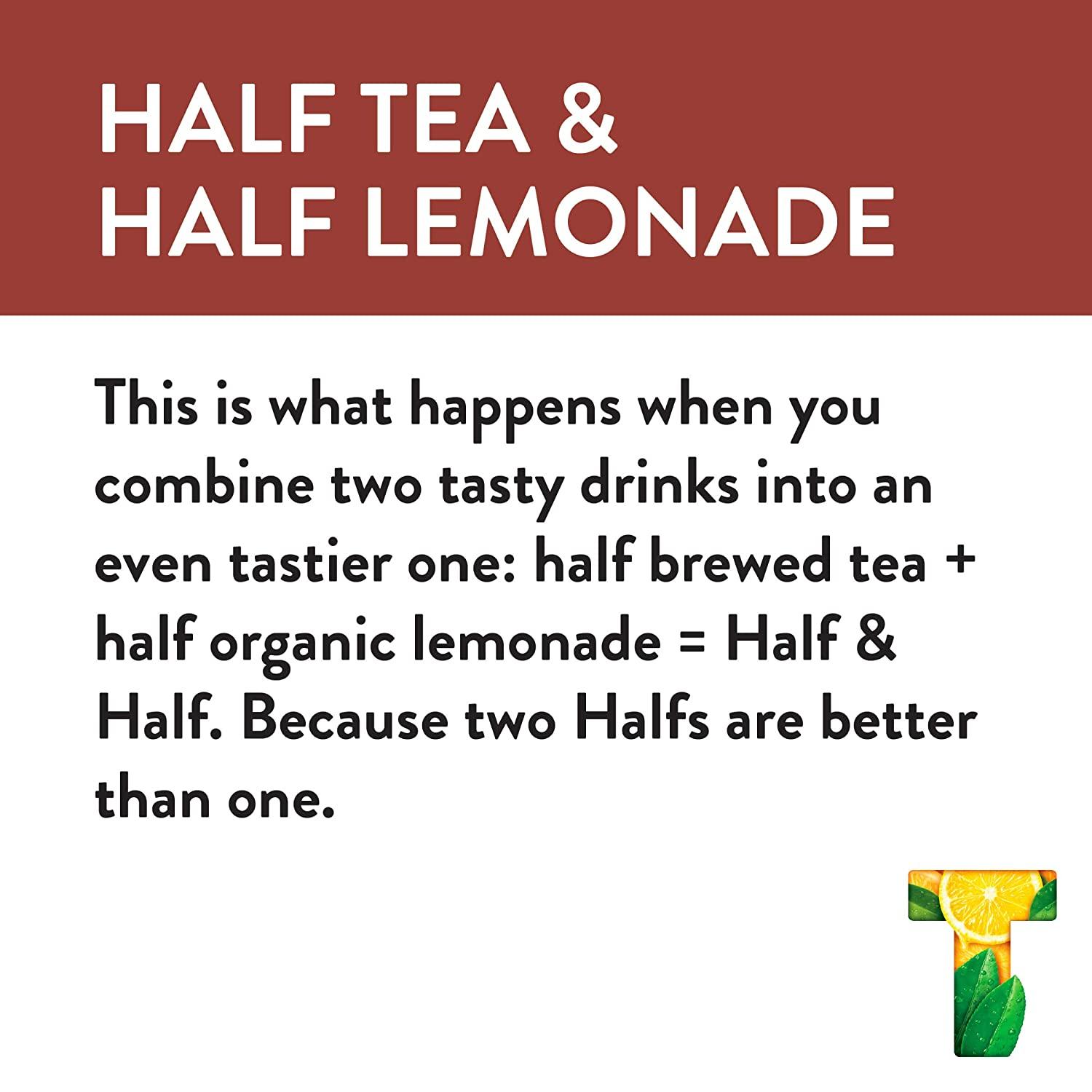 Honest Tea Organic Fair Trade Half Tea & Half Lemonade Gluten Free, 16.