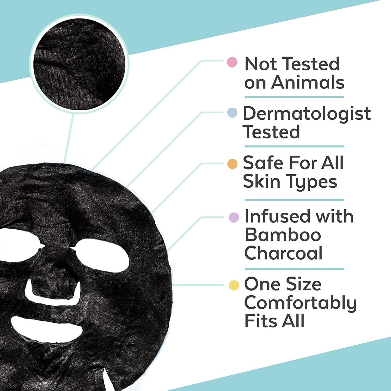 Facial Mask (8 Sheet Masks) Collagen & Hyaluronic Acid Facial Masks