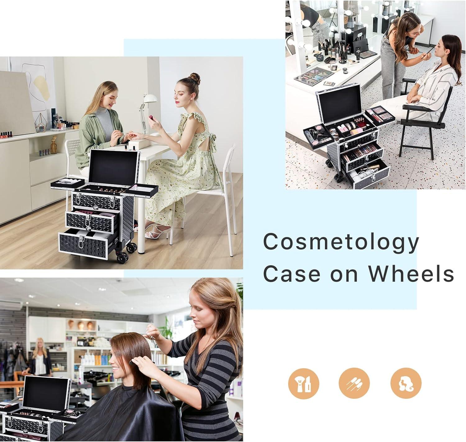Multifunctional Makeup Trolley Case Nail table| Alibaba.com