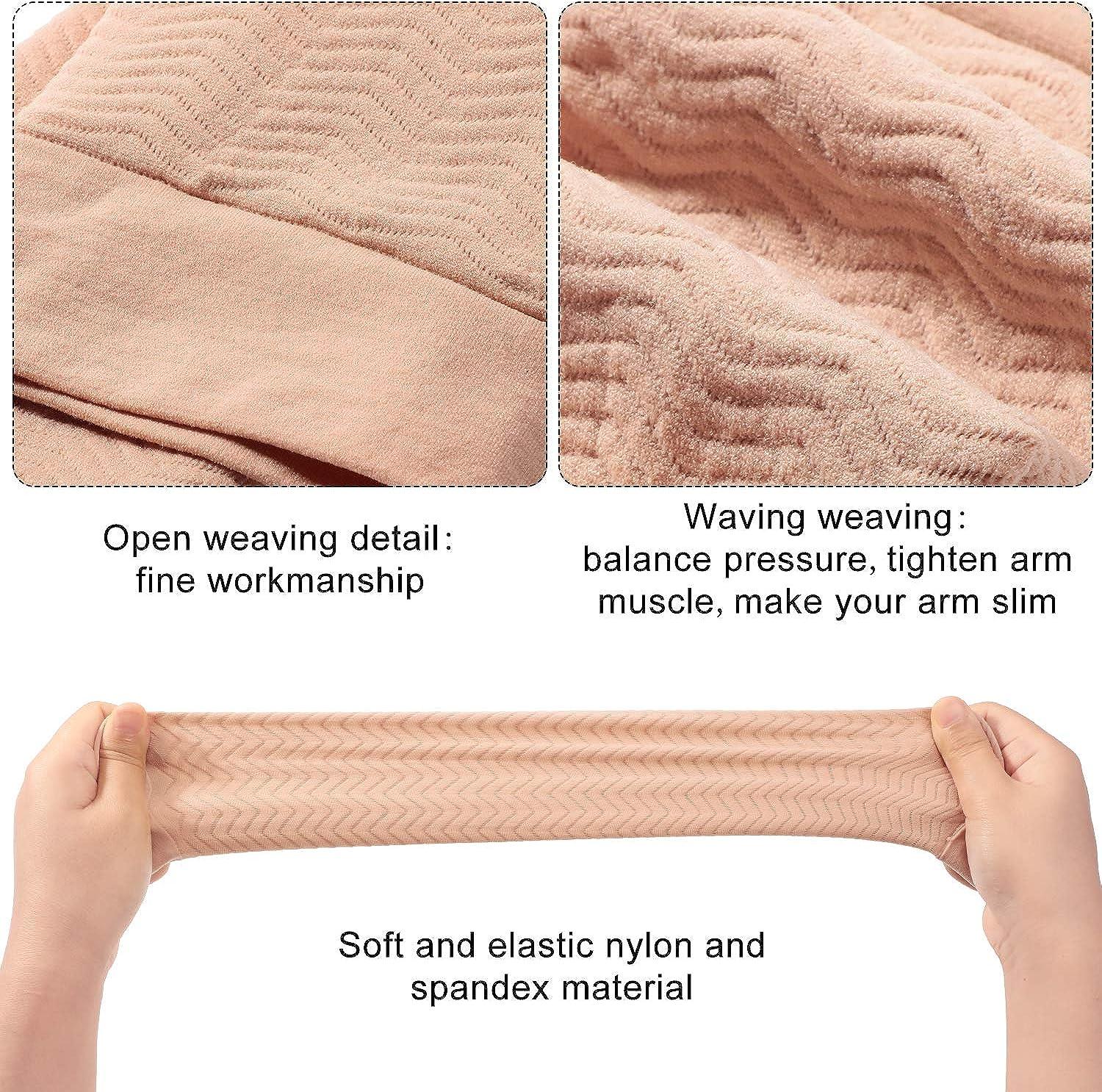  8 Pairs Arm Shapers Set Upper Arm Compression Sleeve Slimming  Arm Warps Arm Slimming Shaper for Woman Cooling Arm Sleeves Cover Sun  Sleeves Cover with Thumb Hole : Health & Household