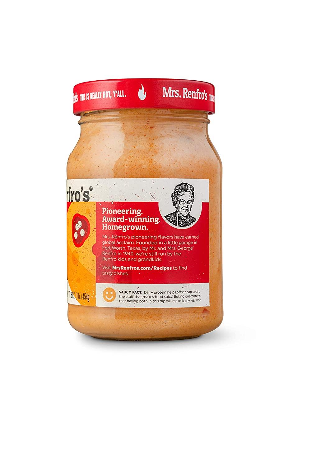 Mrs. Renfro's Ghost Pepper Nacho Cheese Dip GlutenFree (2Pack, 16