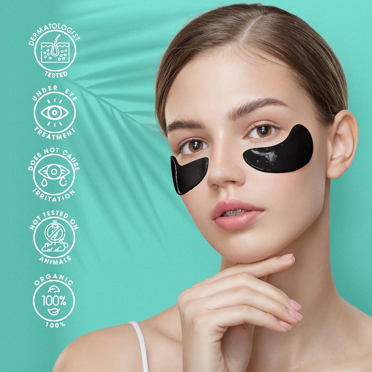 Olrom Eye Skin Care Bundle Collagen Patches (60 pcs) & Eye Mask Recovery Patches (16 pairs