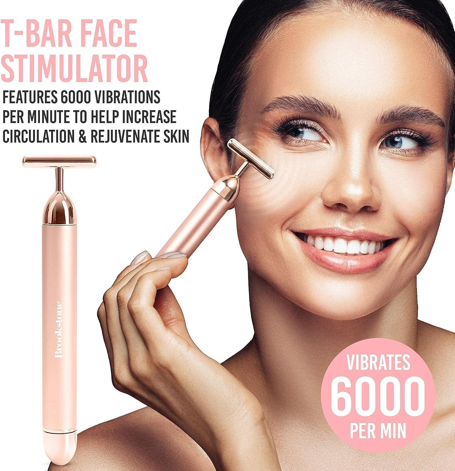 Brookstone 3-in-1 Rose Gold Facial Skin Care Set | Cleansing Brush, T-Bar  Massager, & Epilator | Ultimate Gift for Skin Care Enthusiasts | Buy Now  with Express International Delivery | GoSupps.com
