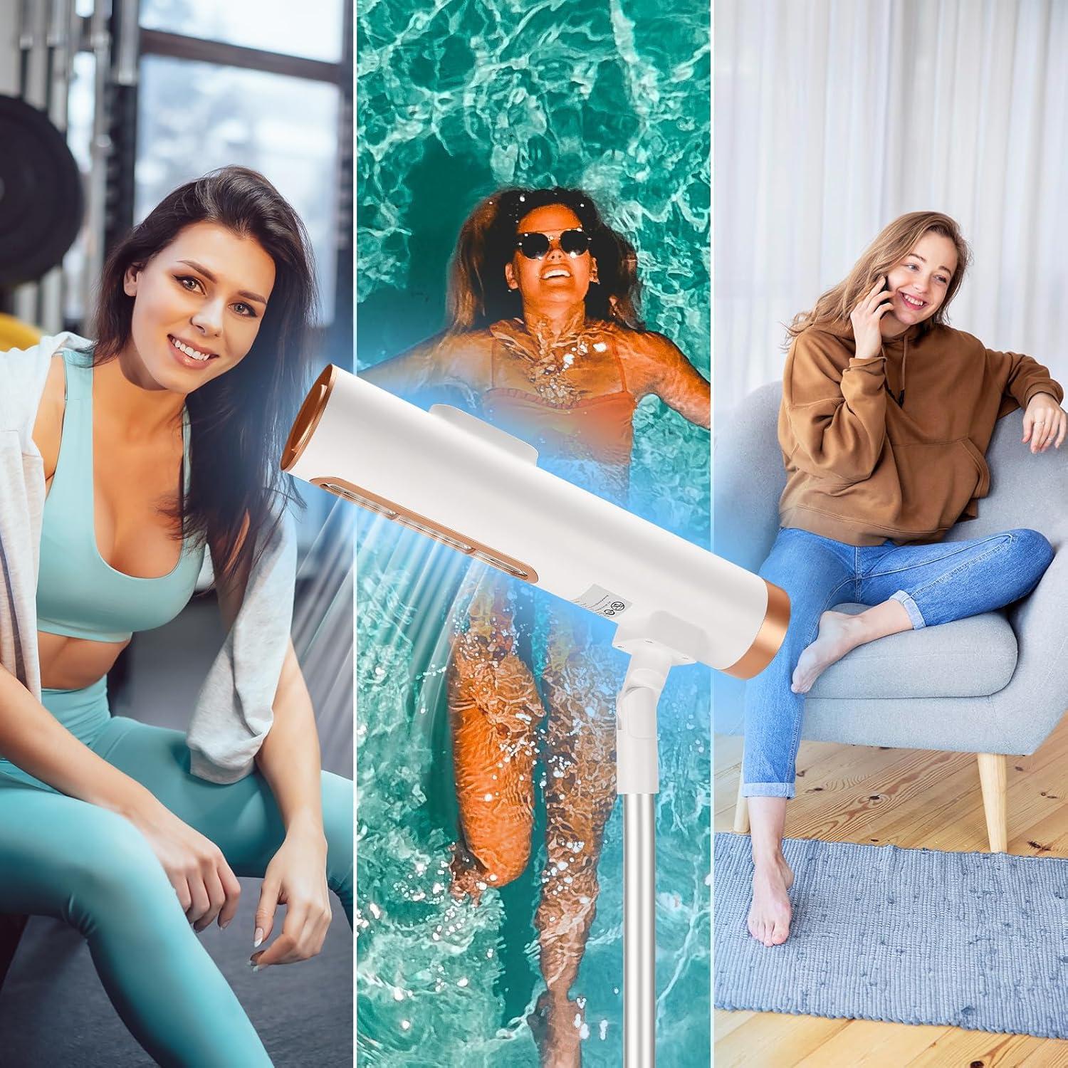 Free Standing Hair Dryer CoralBoxer Professional Floor-Standing