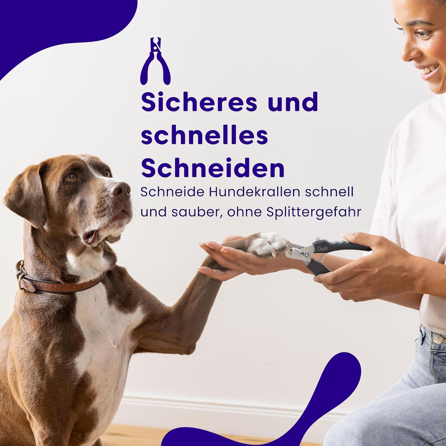 Dudi Pet Claw Scissors for Dogs Cats Rabbits & Guinea Pigs - Safe Nail ...